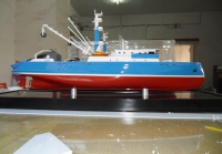 custom made model of 80m Fishing vessel